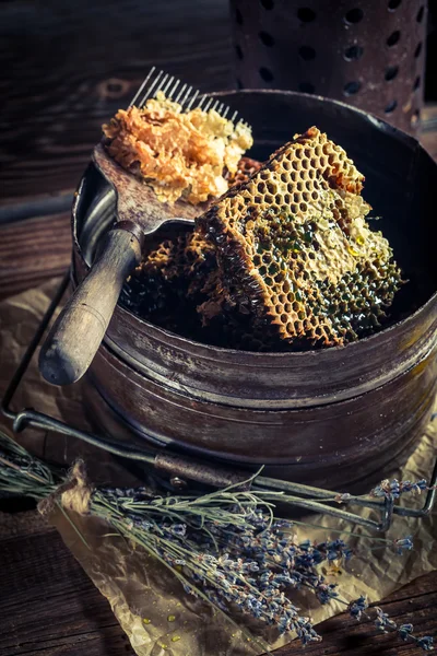 Herramientas de trabajo oxidadas para la apicultura — Foto de Stock