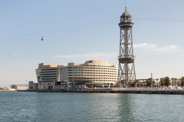 Barcelona bağlantı noktası teleferik ve Kulesi