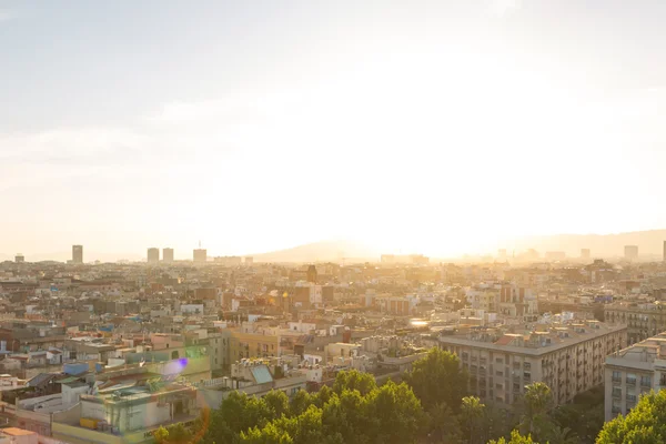 Barcelona cityscape Kuzey batıda — Stok fotoğraf