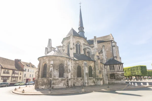 Церковь в Ле-Анделис, Норфеи, Франция — стоковое фото