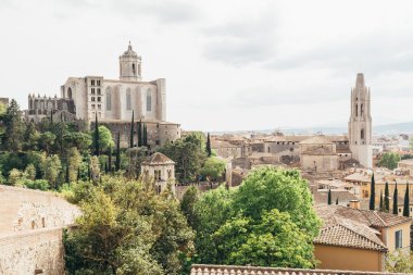 Cityscape Girona, İspanya üzerinden