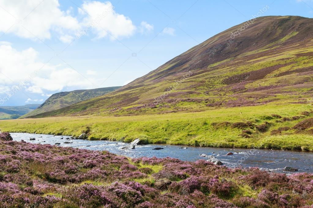 Scottish highland rural landscape