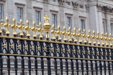 Buckingham Sarayı'nın kapısı'nın detay
