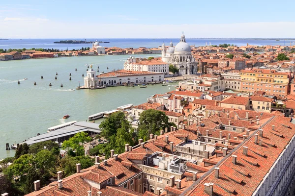 South of Venice with Santa Maria della Salute and Dorsoduro — Stock Photo, Image