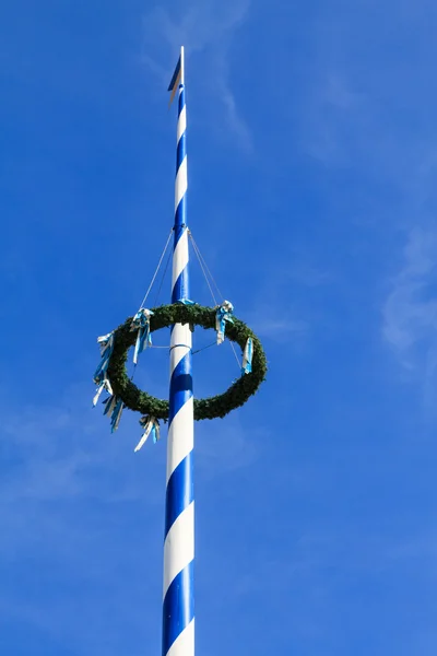 Topo de um Maypole em Munique — Fotografia de Stock
