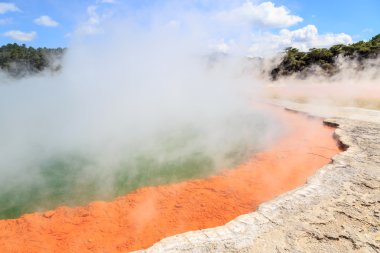 Wai-o-tapu şampanya havuzda