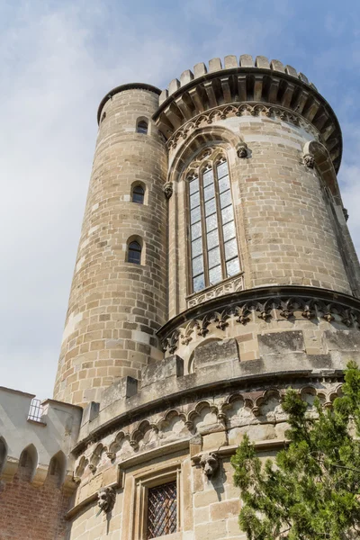 Bir kule kalenin Laxenburg — Stok fotoğraf