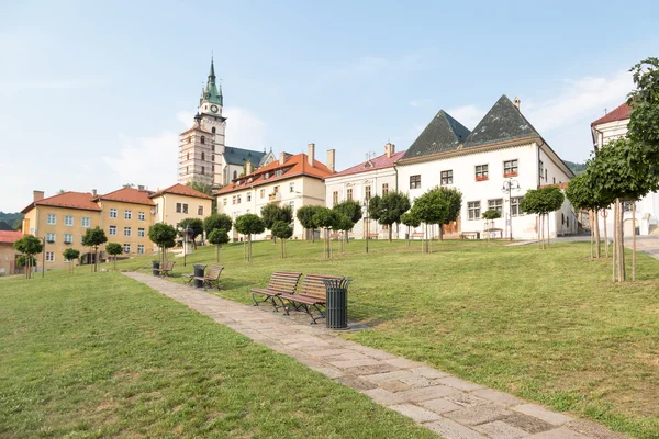 Kremnica Marktplatz Stockbild