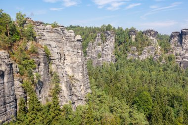 Bastei uyanık Saksonya