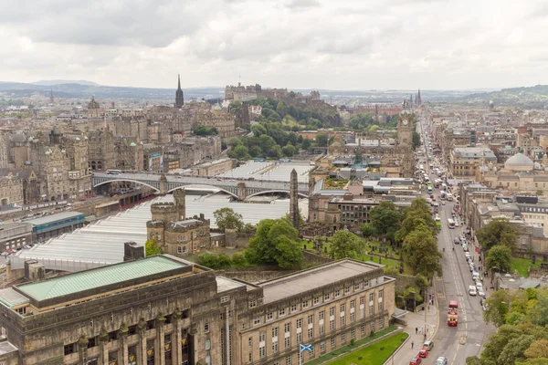 Edinburgh şehir manzarası — Stok fotoğraf