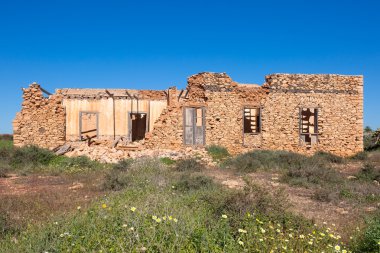 Fuerteventura kırsal kesimde bina taş ören