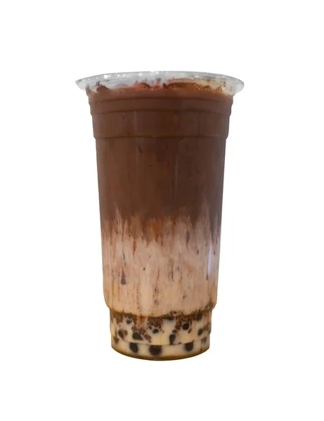 Taiwan Latte Con Palla Tapioca Noto Anche Come Boba Bolla — Foto Stock