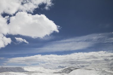 Kış tepelerde Nevada