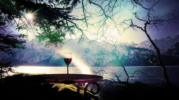 Şarap büyüsü — Stok fotoğraf