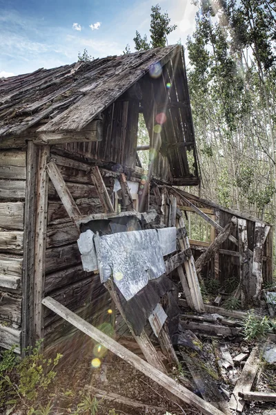 放棄された鉱山労働者の小屋 — ストック写真