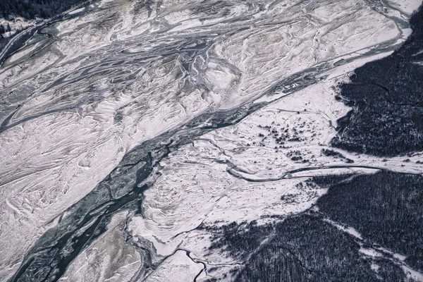 Chilkat rivier in de Winter — Stockfoto