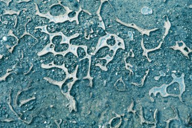 Lastik yazdırma buz soyut mavi