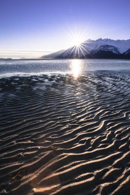 düşük tide günbatımı