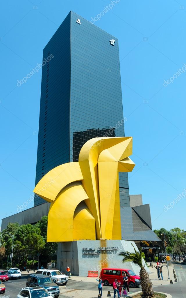 Torre Del Caballito Skyscraper And Caballito Sculpture Mexico C Stock Editorial Photo C Agcuesta1