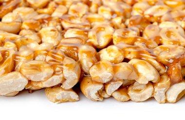 Fıstıklı tahtırevan. Geleneksel zanaatkarlık kullanılarak elde üretilen Meksika el yapımı şekerlemeler