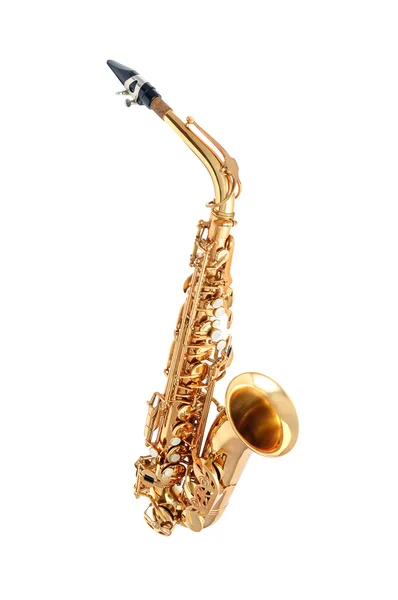 Saxophone isolated — Stock Photo, Image