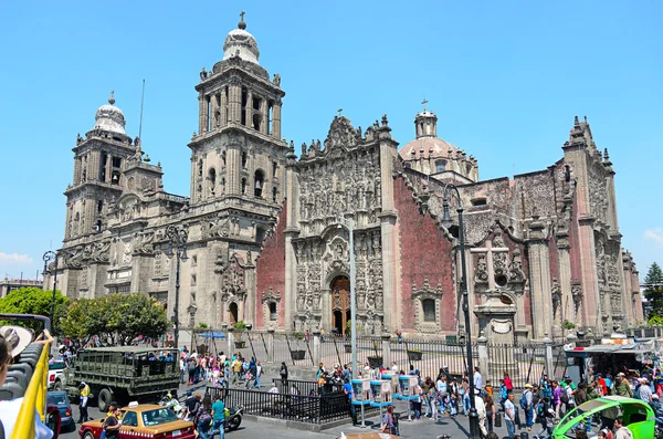 Metropolitan kathedraal van Mexico-stad — Stockfoto