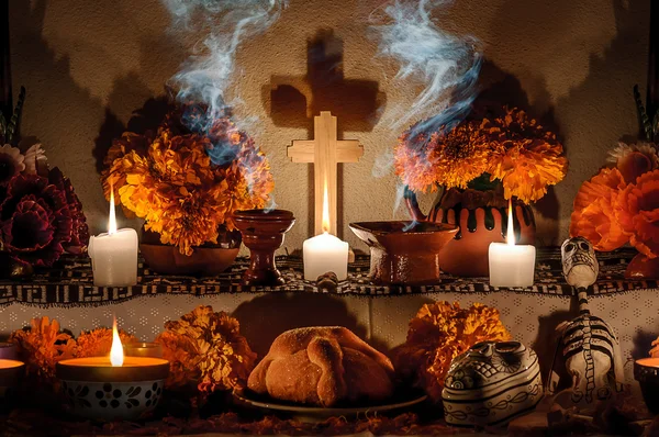 Día mexicano del altar muerto (Dia de Muertos ) — Foto de Stock