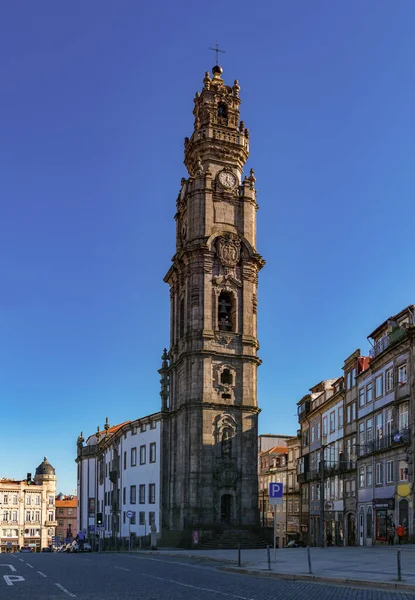 Uma Imagem Panorâmica Torre Dos Clerigos Porto — Fotografia de Stock