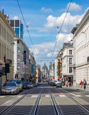 Rue Royale 'in Brüksel' deki bir resmi..