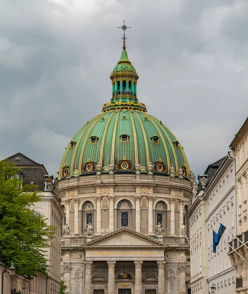 Una Imagen Cúpula Iglesia Frederik Vista Cerca —  Fotos de Stock