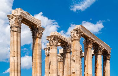 Olympian Zeus tapınağının bir resmi..