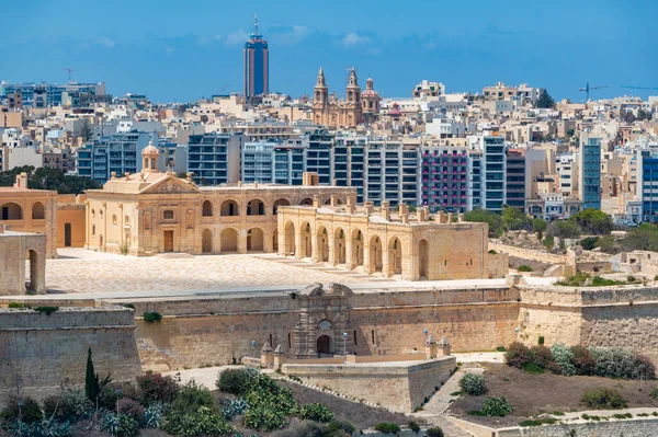 Bild Fort Manoel Sett Utifrån Valletta — Stockfoto