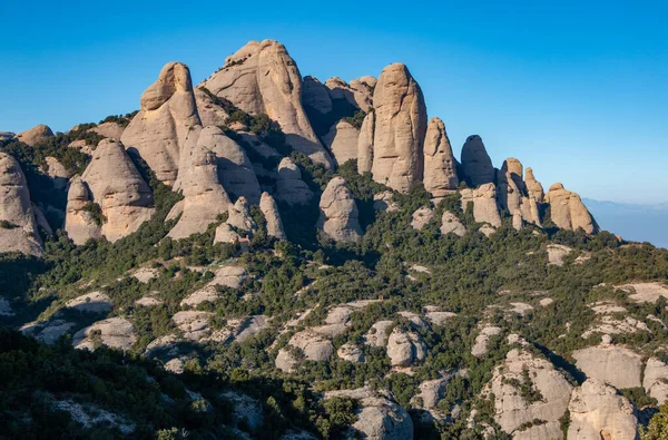 Una Imagen Del Paisaje Montserrat Vista Desde Una Las Cumbres — Foto de Stock