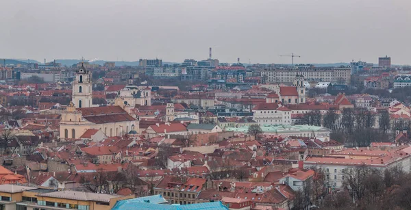 Una Foto Vilnius Vista Desde Una Posición Ventajosa — Foto de Stock