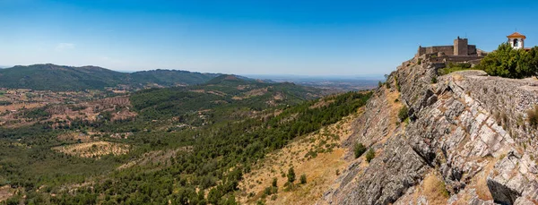Panoramiczny Obraz Krajobrazu Wokół Marvao — Zdjęcie stockowe