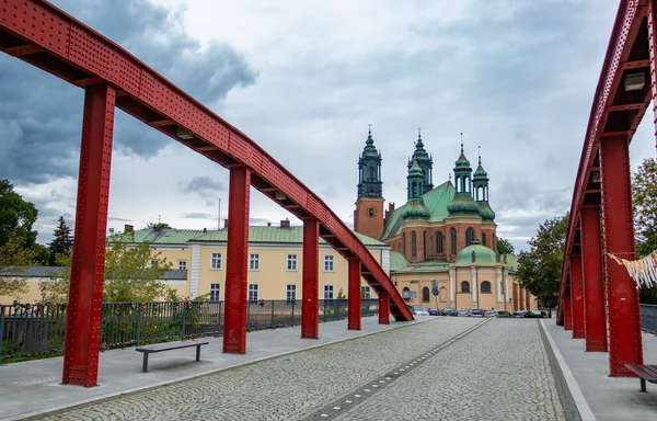 Ein Bild Der Bischof Jordan Brücke Poznan — Stockfoto