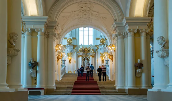 Obraz Wnętrza Państwowego Muzeum Ermitażu — Zdjęcie stockowe