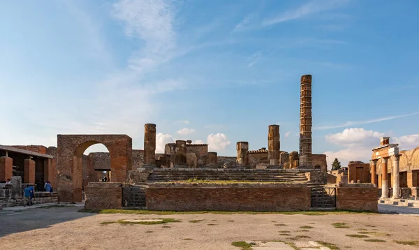 Een Foto Van Tempel Van Giove Pompeii — Stockfoto