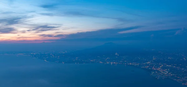 Bild Berget Vesuvius Och Neapelbukten — Stockfoto