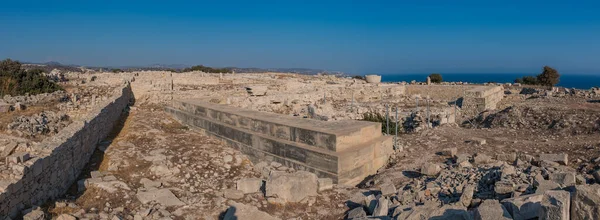 Een Panorama Foto Van Akropolis Van Amathus Ruïnes — Stockfoto