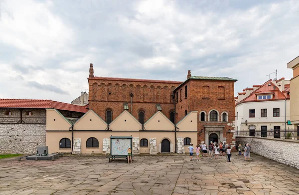 Ein Bild Der Alten Synagoge Von Krakau — Stockfoto