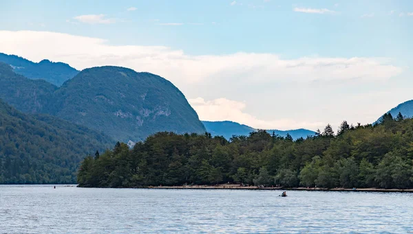 Une Image Lac Bohinj — Photo