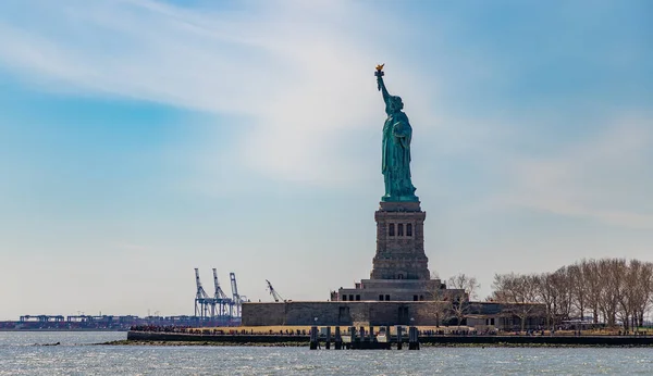 Una Foto Estatua Libertad — Foto de Stock