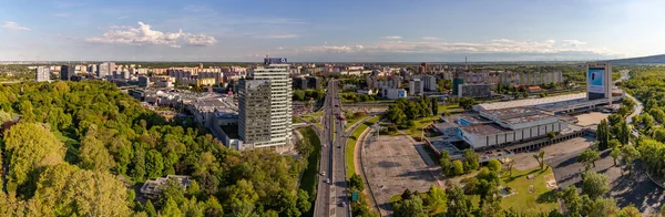 Una Foto Panoramica Del Lato Sud Bratislava — Foto Stock