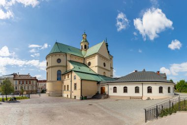 Rzeszow 'daki Kutsal Bakire Meryem' in Hükmü Bazilikası 'nın bir resmi..