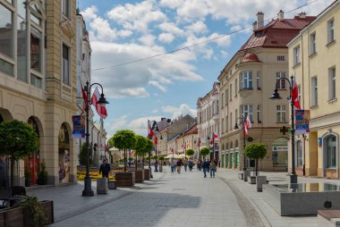 Rzeszow 'da 3 Mayıs Sokağı' nın bir resmi..
