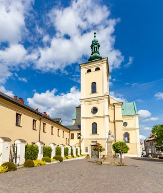 Rzeszow 'daki Kutsal Bakire Meryem' in Hükmü Bazilikası 'nın bir resmi..