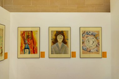 Palau Mart Müzesi 'ndeki sanat galerisinin resmi..