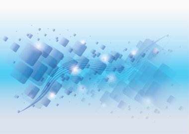 soyut mavi dikdörtgenler