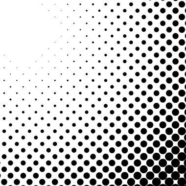 Siyah noktalı resim deseni